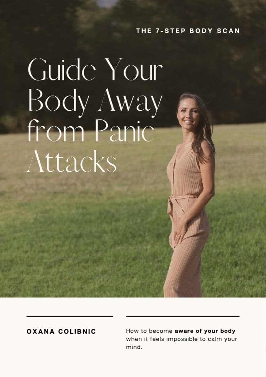 Cover of Oxana Colibnic’s 7-Step Body Scan guide